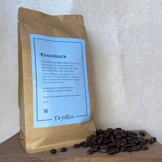 Knockback Whole Bean Craft Blend Dark Roast Coffee